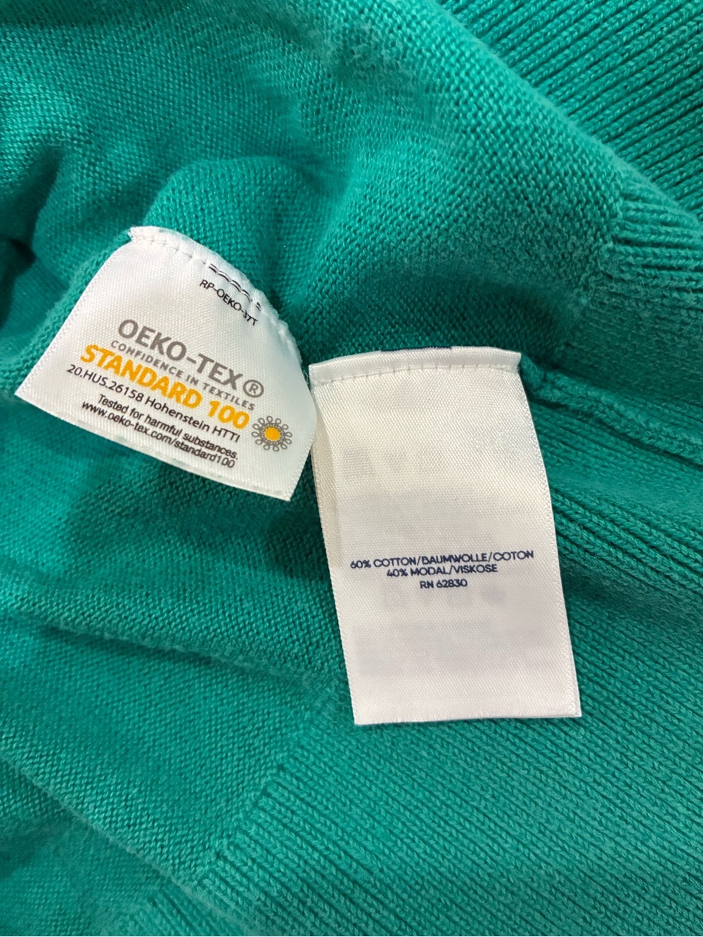 Lands' End Women's Kelly Green Short-Sleeve Sweater - Picture 4 of 7